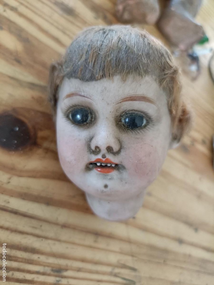 Moderne Puppen: ANTIGUA CABEZA PIES MU&Ntilde;ECA 201