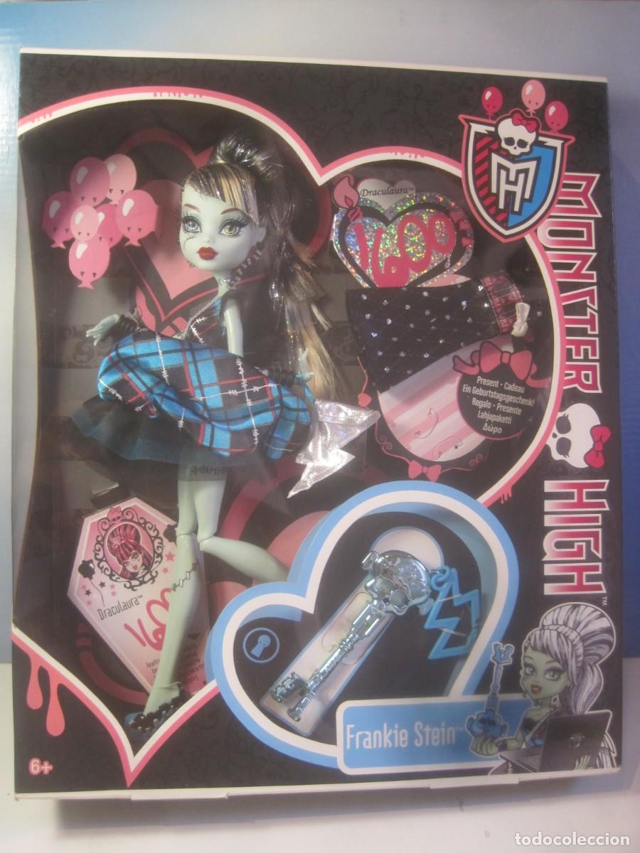 Mu&ntilde;ecas modernas: MU&Ntilde;ECA MONSTER HIGH FRANKIE STEIN DE MATTEL A&Ntilde;O 2011 PRIMERAS EDICIONES NUEVA EN CAJA