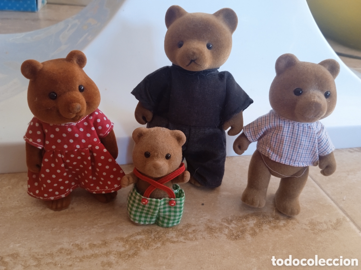 Mu&ntilde;ecas modernas: Sylvanian Families Osos Pardo