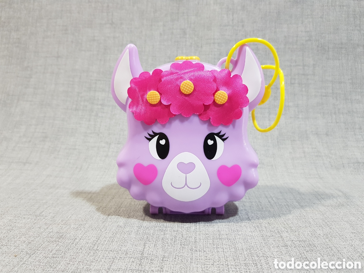Mu&ntilde;ecas modernas: POLLY POCKET ESTUCHE CAMP ADVENTURE LLAMA HKV33. MATTEL 2022