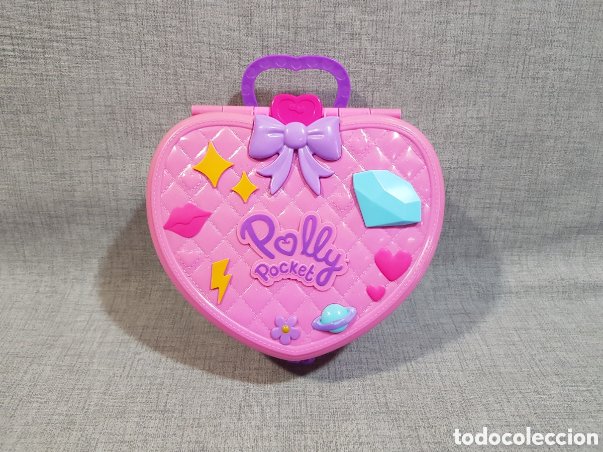 Mu&ntilde;ecas modernas: POLLY POCKET MALET&Iacute;N MOCHILA PARQUE DE DIVERSIONES