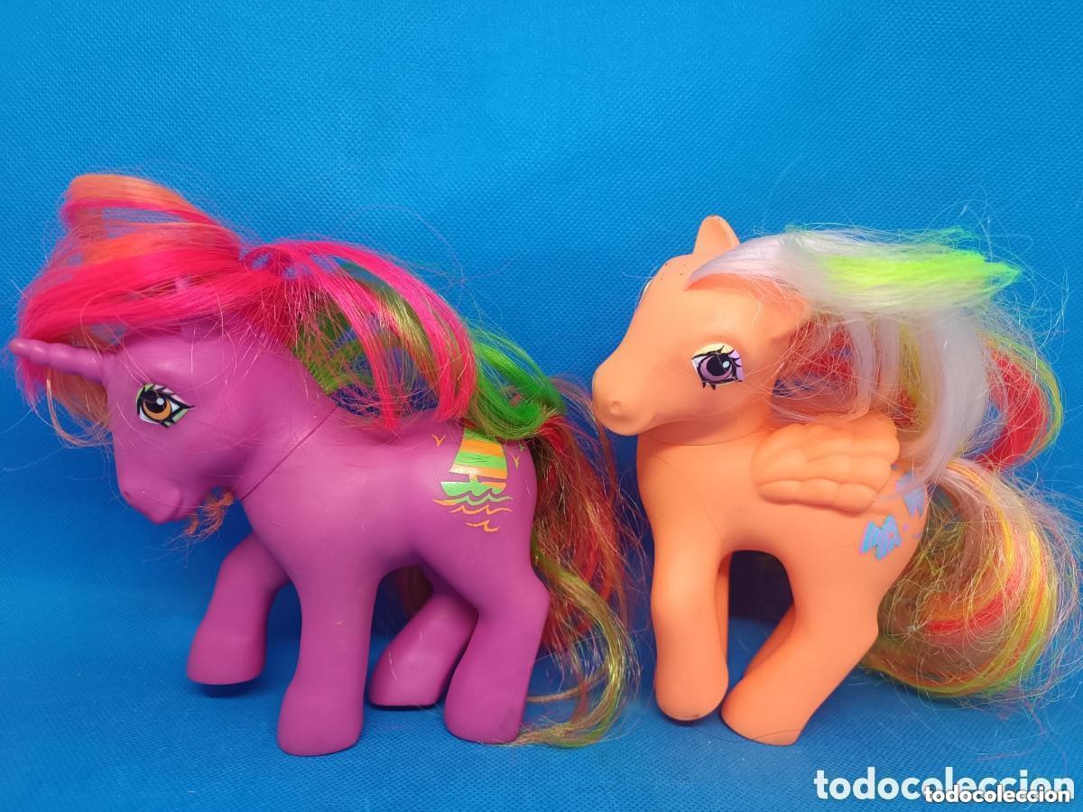 Mu&ntilde;ecas modernas: Mi peque&ntilde;o Pony G1 Hasbro Morado 1985 Naranja 1987 My little Ponny