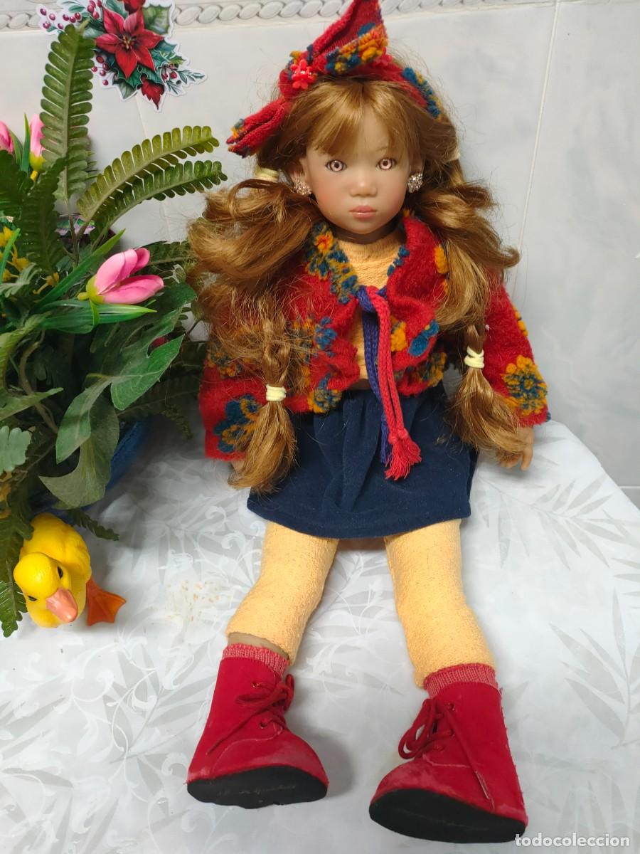 Mu&ntilde;ecas modernas: MU&Ntilde;ECA ANNETTE HIMSTEDT ORIGINAL. VINILO. ALEMANA. Ed. A&ntilde;os1990. 56 CM. VINILO CALIDAD. PELO NATURAL