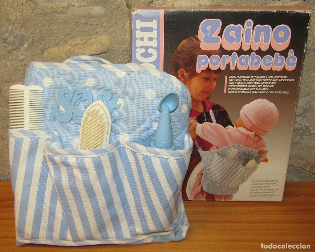 Mu&ntilde;ecas modernas: SACO PORTA MU&Ntilde;ECOS CON ACCESORIOS - GRAZIOLI GIOCHI - NUEVO A ESTRENAR - A&Ntilde;OS 80/90