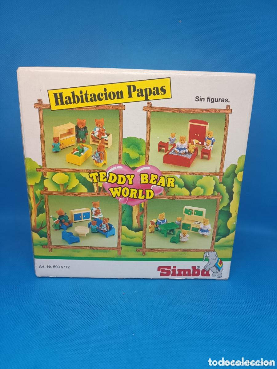 Mu&ntilde;ecas modernas: Caja Habitaci&oacute;n Papas Teddy Bear World Simba sin figuras