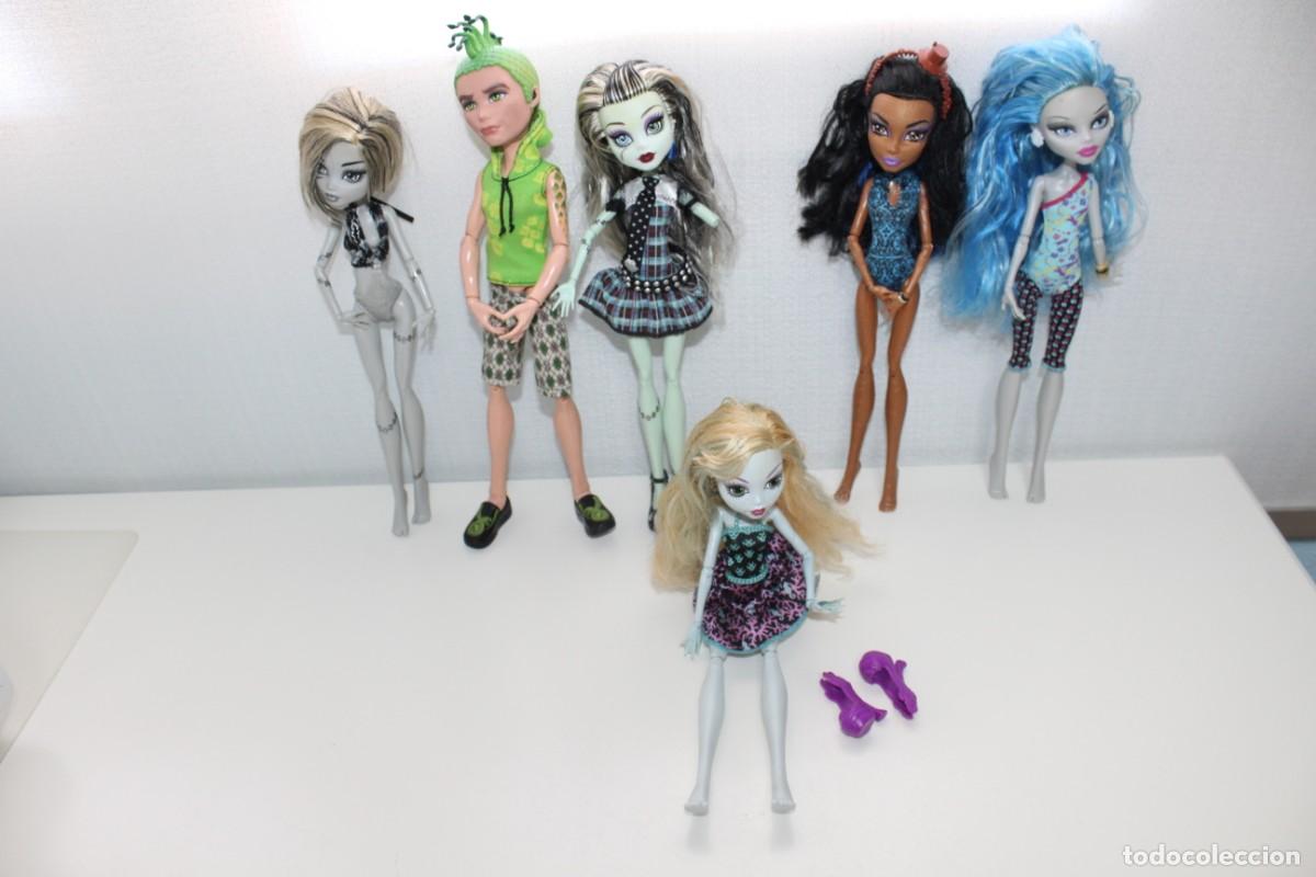 Mu&ntilde;ecas modernas: LOTE DE MU&Ntilde;ECAS MONSTER HIGH DE MATTEL 2008 Y 2011