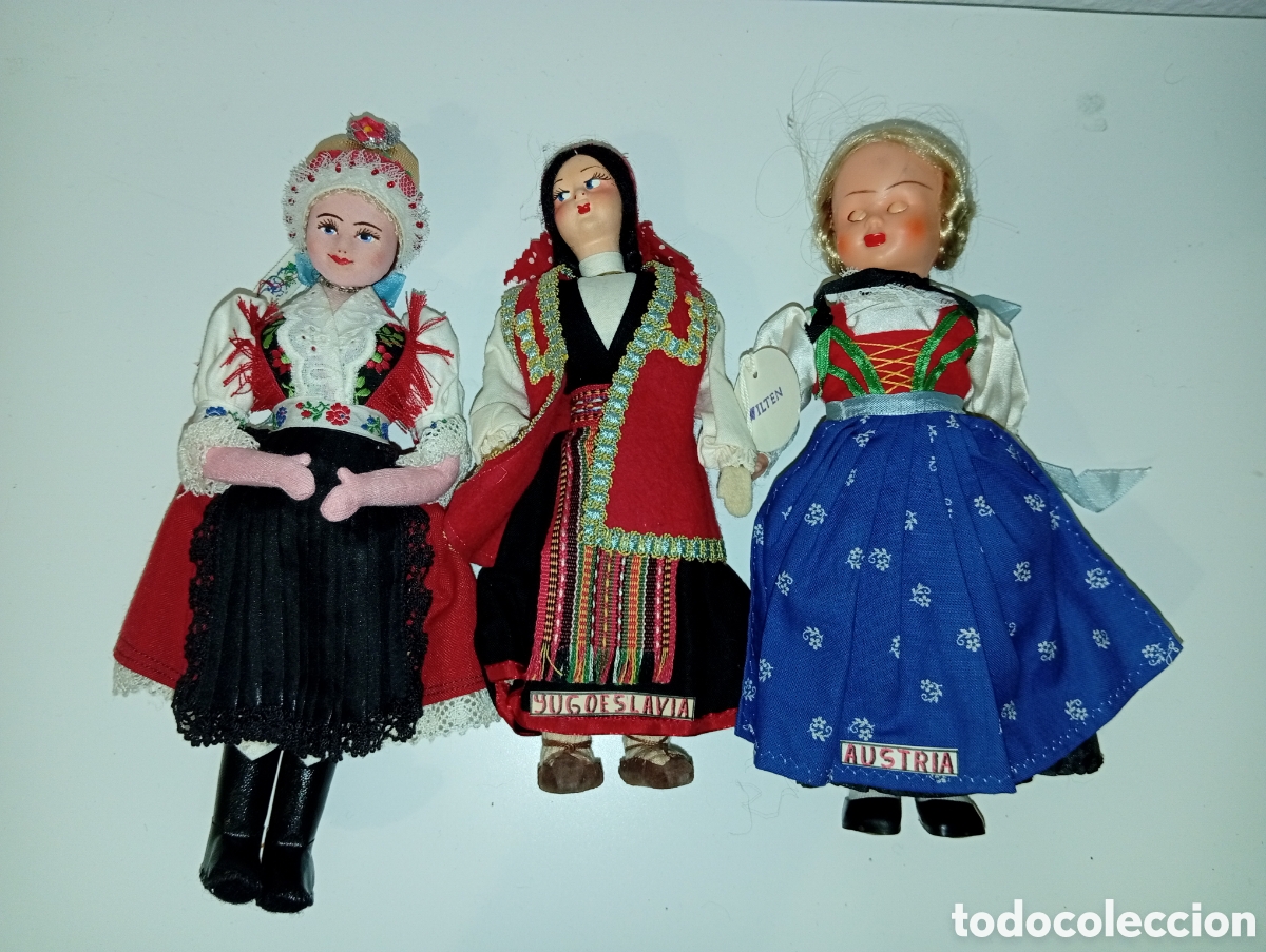 Mu&ntilde;ecas modernas: Mu&ntilde;ecas souvenir vintage - Foto 4