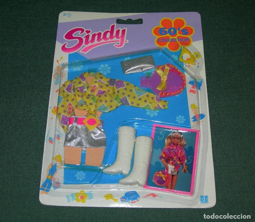 Mu&ntilde;ecas modernas: CONJUNTO / VESTIDO DE LA SERIE 60&acute;S COLLECTION DE LA MU&Ntilde;ECA SINDY - HASBRO A&Ntilde;OS 90 -