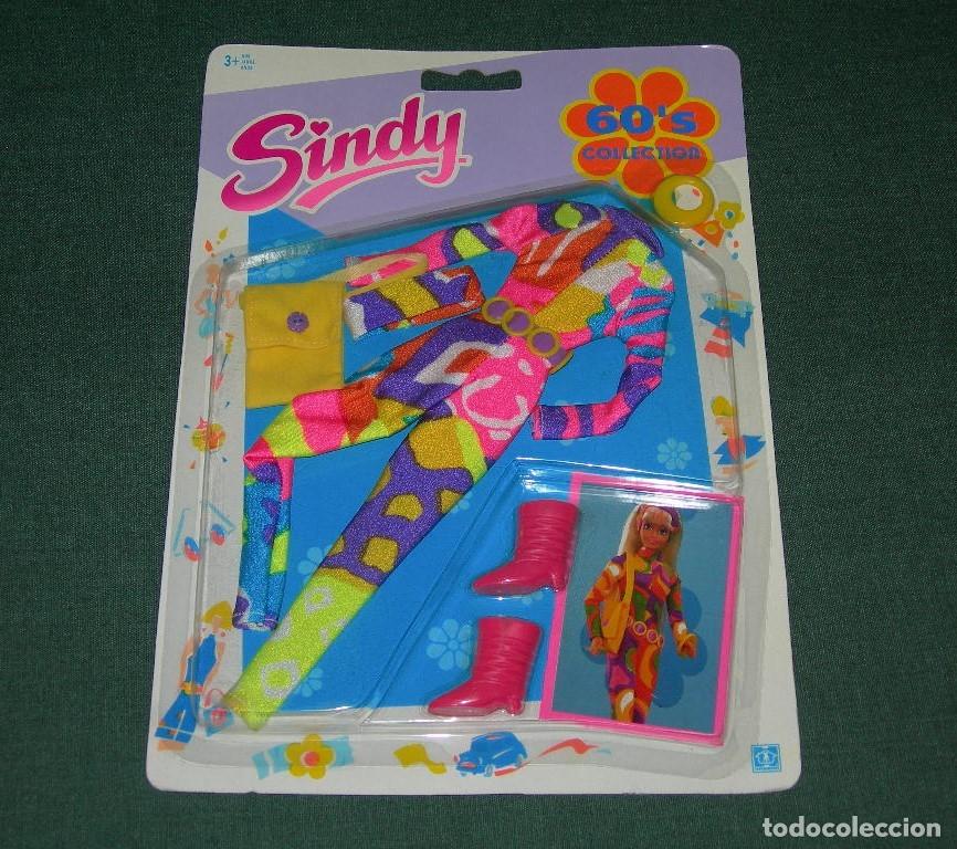 Mu&ntilde;ecas modernas: CONJUNTO / VESTIDO DE LA SERIE 60&acute;S COLLECTION DE LA MU&Ntilde;ECA SINDY - HASBRO A&Ntilde;OS 90 -