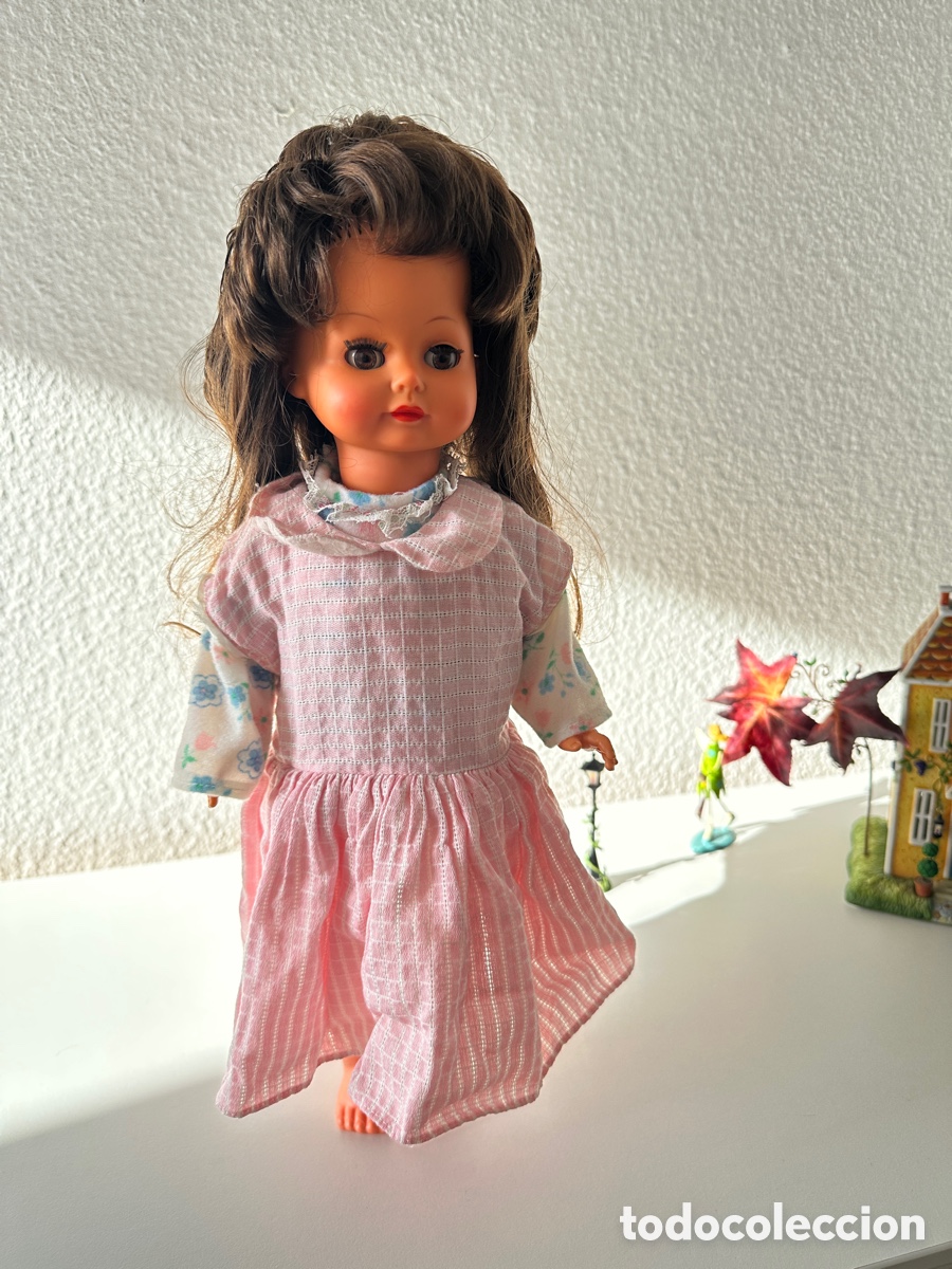 Mu&ntilde;ecas modernas: Mu&ntilde;eca vintage HeRo 40 cm ojos durmientes mecanismo funciona