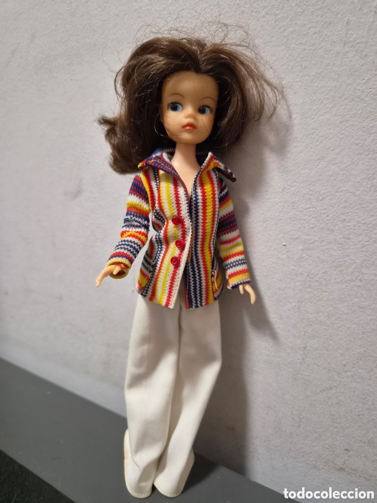 Mu&ntilde;ecas modernas: ANTIGUA MU&Ntilde;ECA SINDY DE PEDIGREE A&Ntilde;OS 60 ORIGINAL GRAN ESTADO