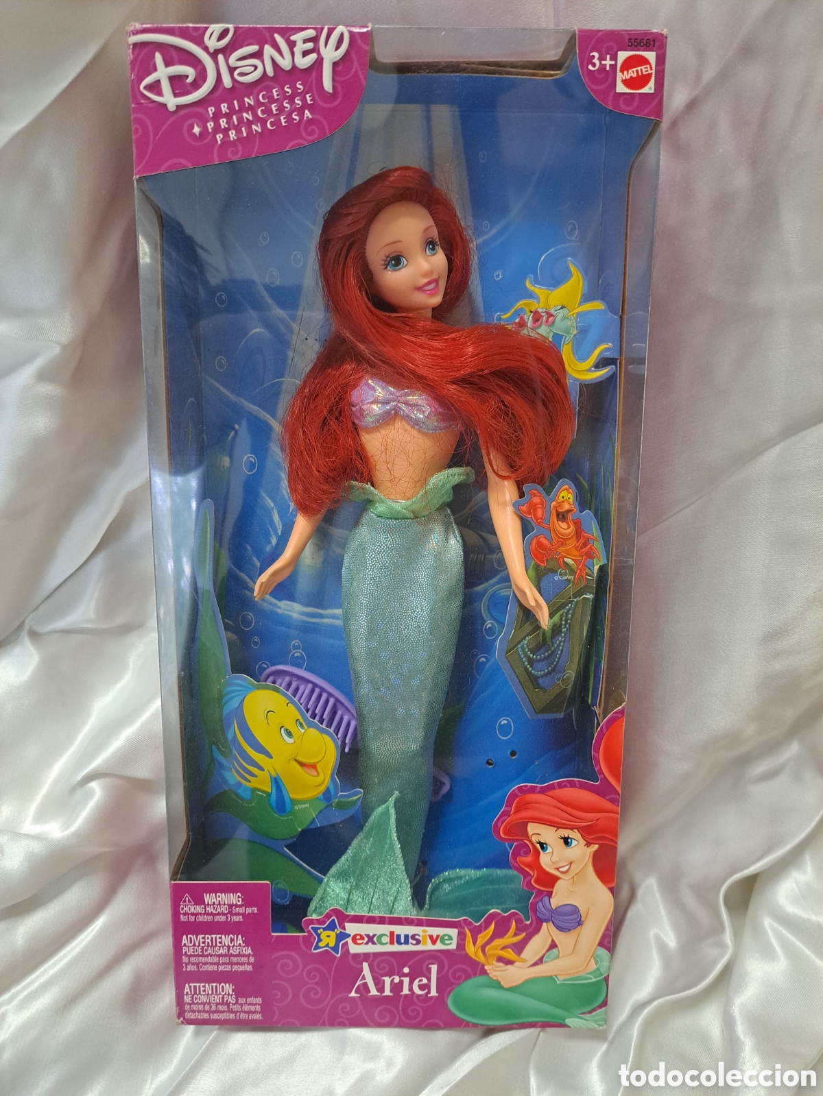 Mu&ntilde;ecas modernas: ARIEL DISNEY MU&Ntilde;ECA LA SIRENITA MATTEL