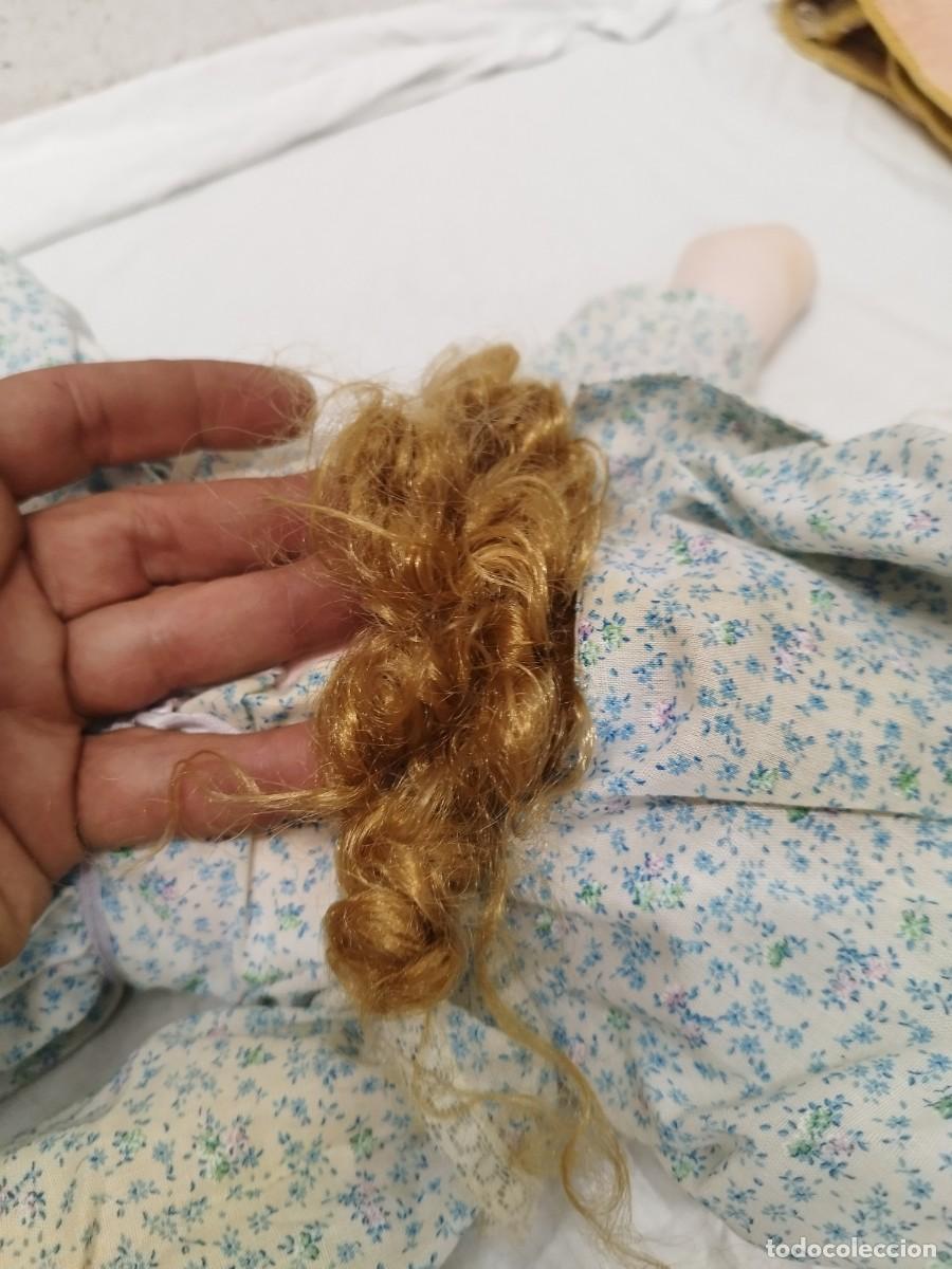 Mu&ntilde;ecas modernas: Antigua gran mu&ntilde;eca de trapo. - Foto 6