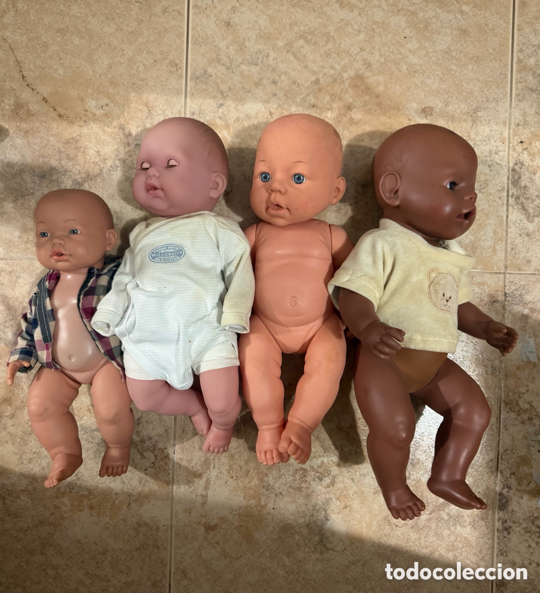 Mu&ntilde;ecas modernas: LOTE PACK DE 4 MU&Ntilde;ECOS BEBE BABY BORN NENUCO JUGUETES NI&Ntilde;OS