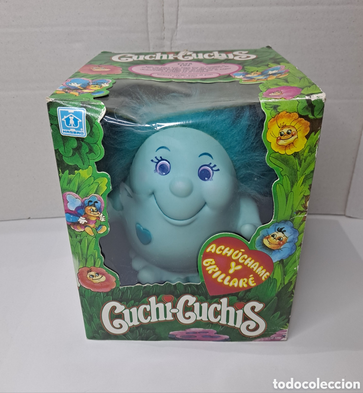 Mu&ntilde;ecas modernas: PAPA LUZ. CUCHI CUCHIS. HASBRO. NUEVO. 1985. FUNCIONA. COMPLETO. INCLUYE CEPILLO Y CUENTO.