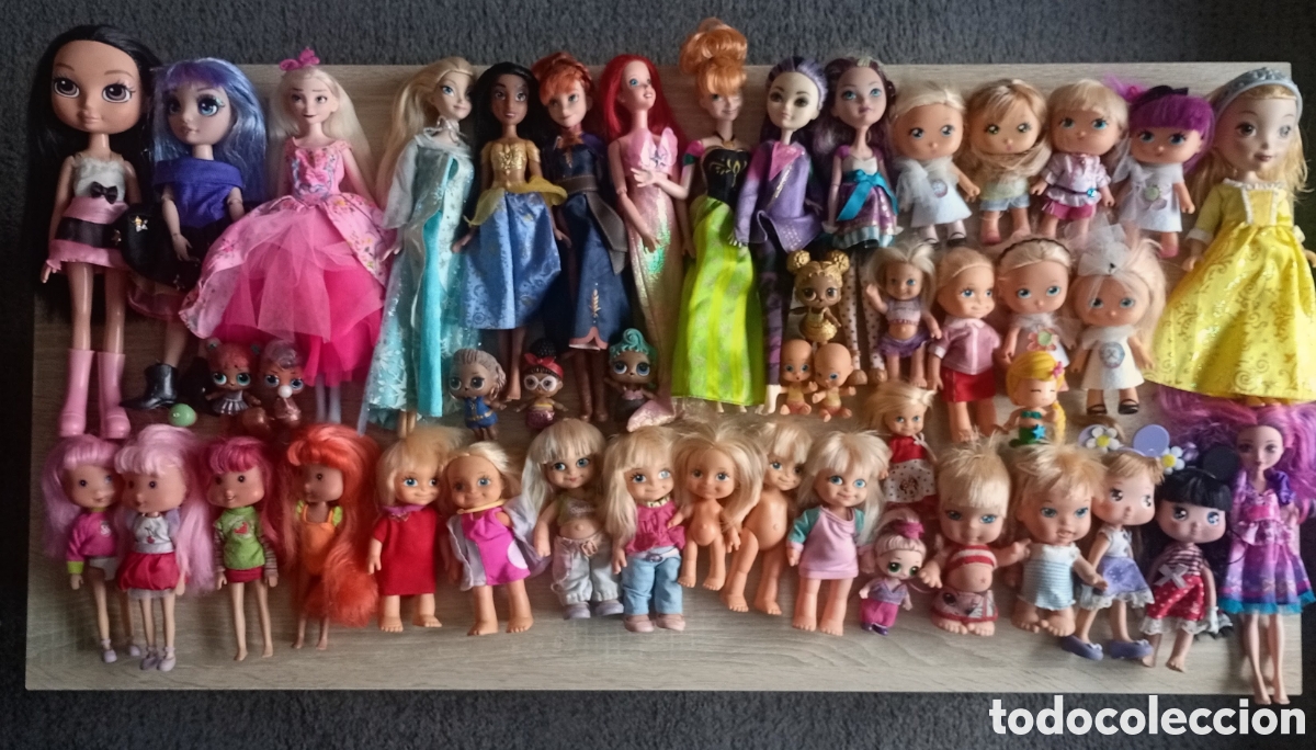 Mu&ntilde;ecas modernas: Lote de mu&ntilde;ecas variadas