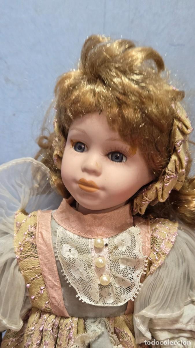 Mu&ntilde;ecas modernas: mu&ntilde;eca de coleccion de porcelana - Foto 5