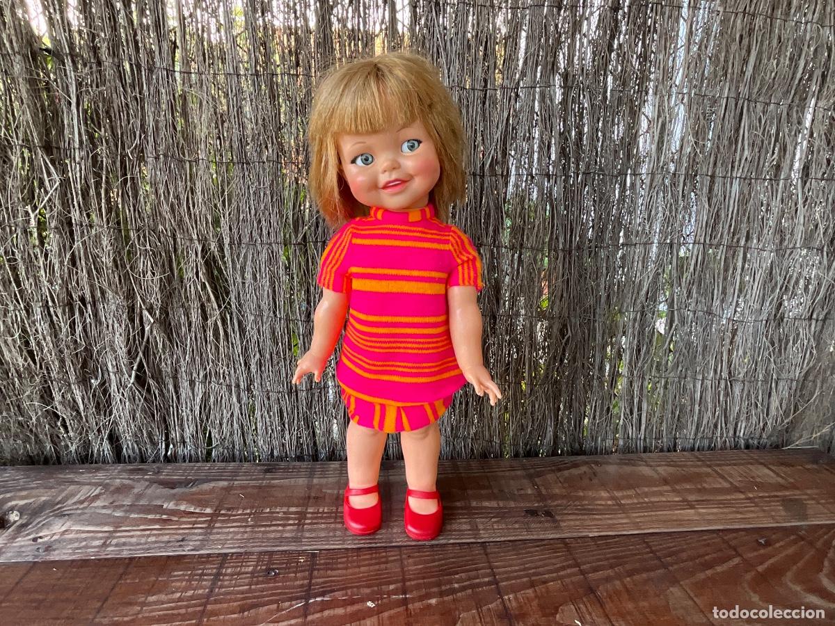 Mu&ntilde;ecas modernas: ANTIGUA MU&Ntilde;ECA GIGGLES DE IDEAL TOYS CORP. - A&Ntilde;OS 60 - NECESITA ALGO DE LIMPIEZA