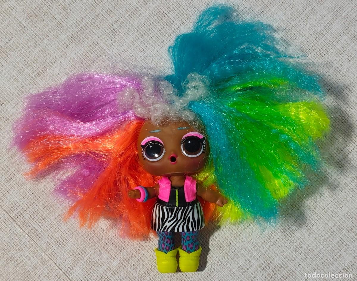 Mu&ntilde;ecas modernas: MU&Ntilde;ECA VALLEY B.B. DE LA SERIE L.O.L. SURPRISE! #HAIRGOALS (MGA, 2018) - 9 CM.