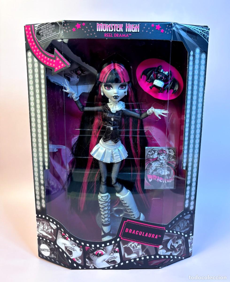 Mu&ntilde;ecas modernas: Mu&ntilde;eca Monster High Draculaura Reel Drama a&ntilde;o 2022 Mattel.
