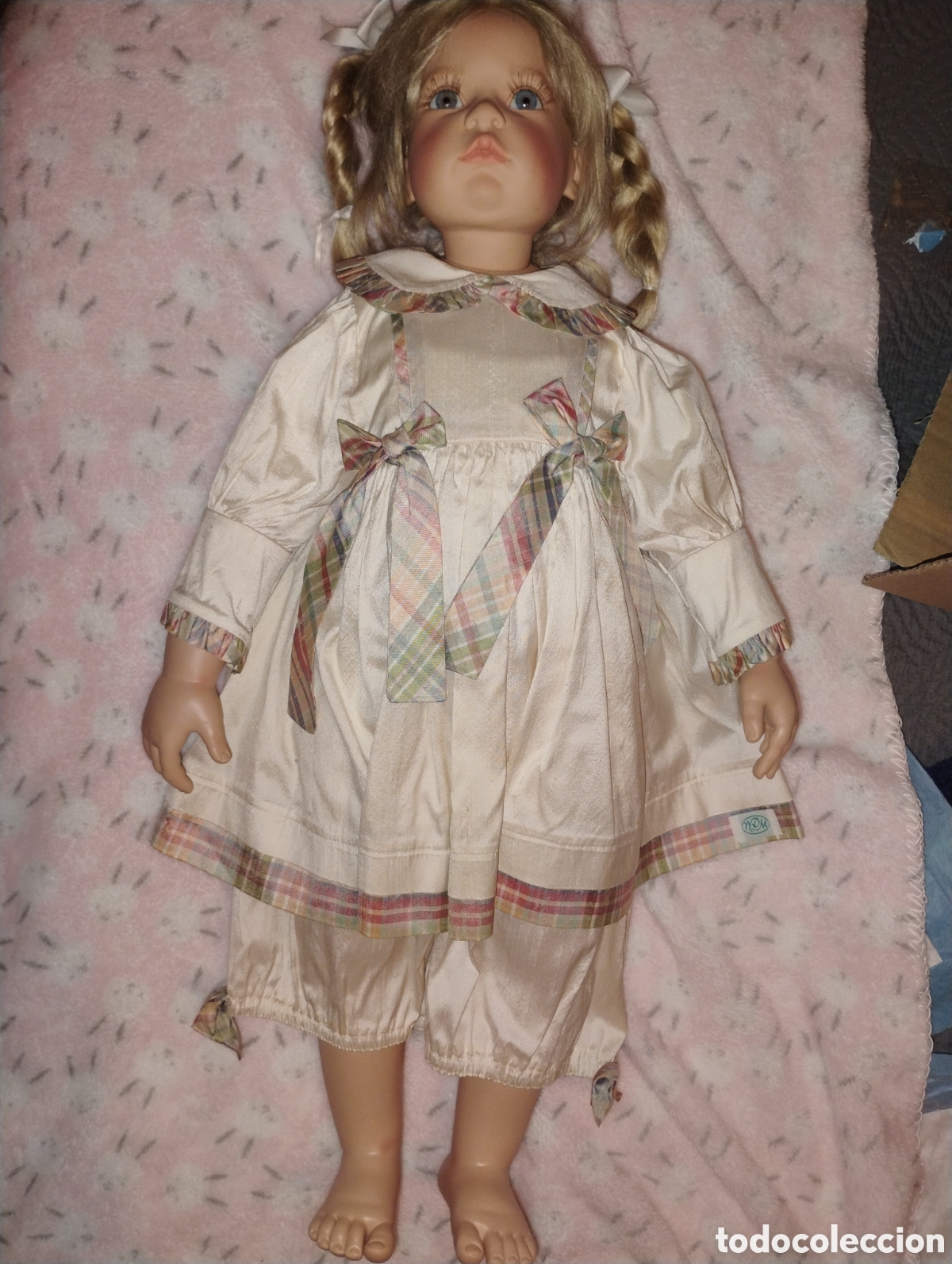 Mu&ntilde;ecas modernas: &diams;Mu&ntilde;eca de Lujo W&W Wanke 6515 (1998) &bull; Edici&oacute;n Limitada Coleccionista 220/500 &bull; 64 cm Genuina