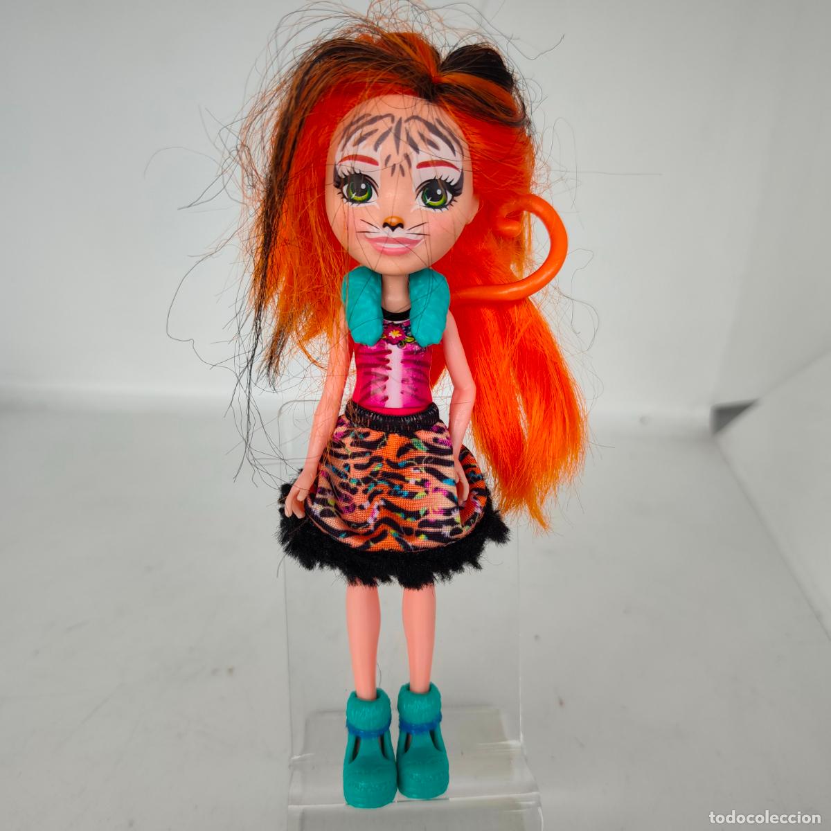 Mu&ntilde;ecas modernas: mu&ntilde;eca tanzie tigre tiger de la colecci&oacute;n Enchantimals de Mattel