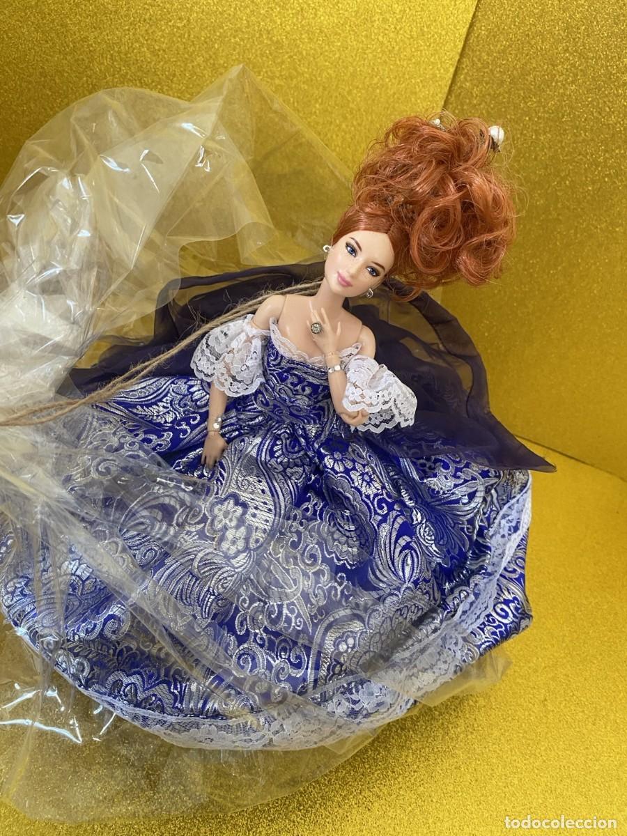Mu&ntilde;ecas modernas: Mu&ntilde;eca decorativa artesanal - Princesa violeta