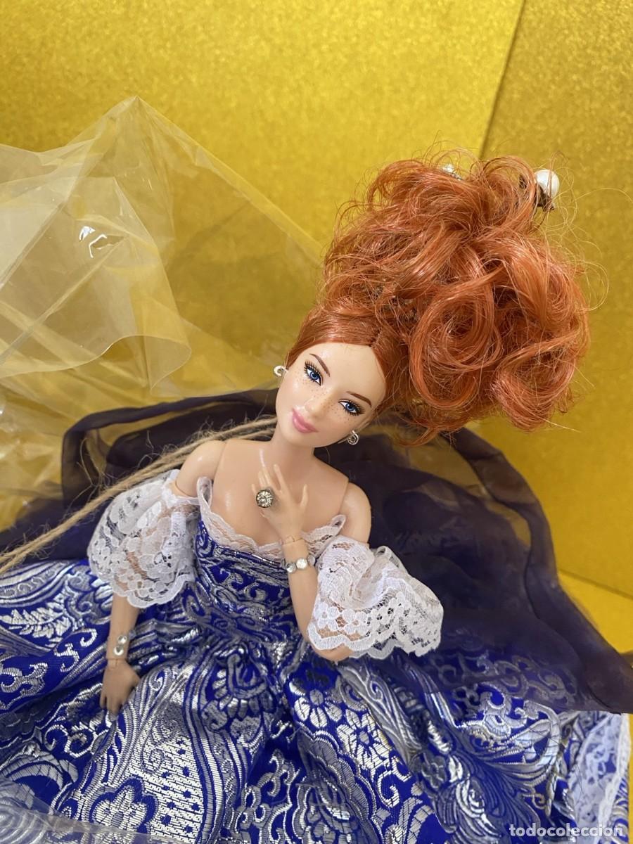Mu&ntilde;ecas modernas: Mu&ntilde;eca decorativa artesanal - Princesa violeta - Foto 2