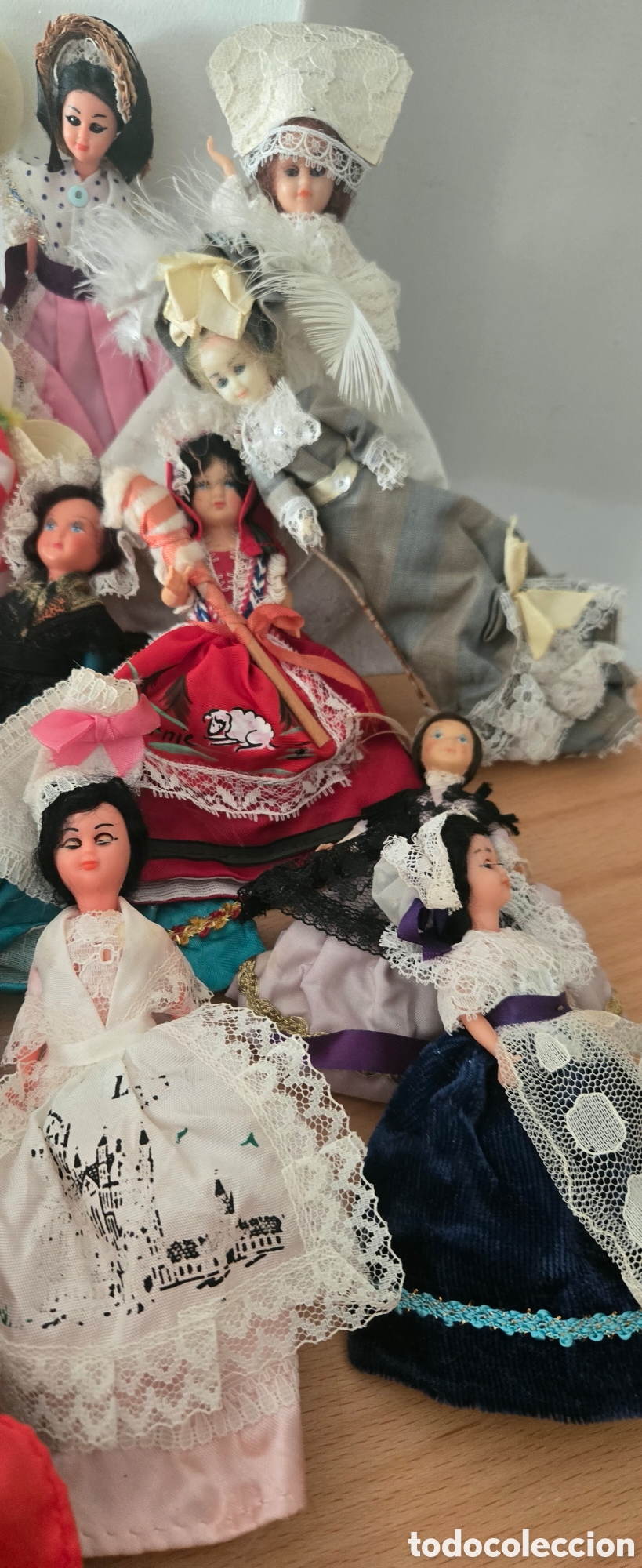 Mu&ntilde;ecas modernas: Lote 12 mu&ntilde;ecas antiguas de celuloide - Foto 3