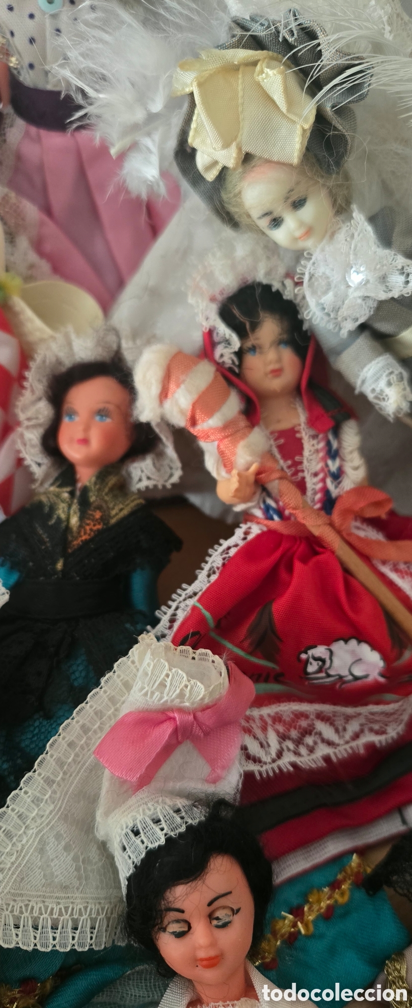 Mu&ntilde;ecas modernas: Lote 12 mu&ntilde;ecas antiguas de celuloide - Foto 5