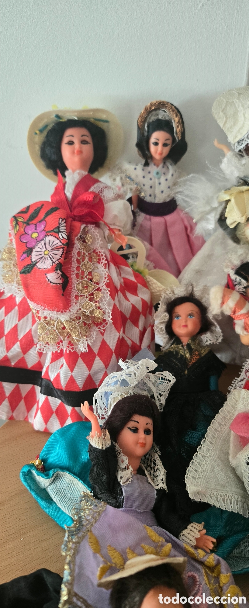 Mu&ntilde;ecas modernas: Lote 12 mu&ntilde;ecas antiguas de celuloide - Foto 6