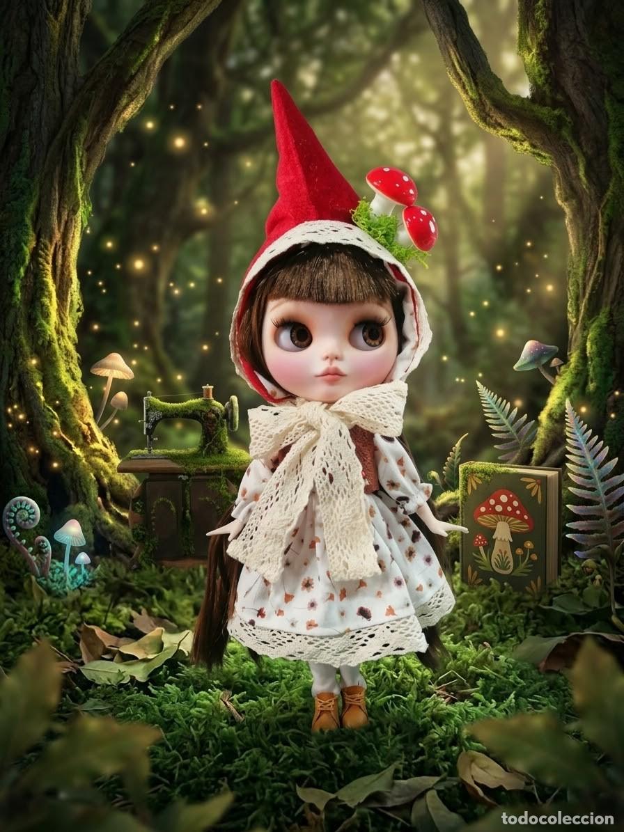 Mu&ntilde;ecas modernas: Precioso conjunto oto&ntilde;al para Blythe o similar