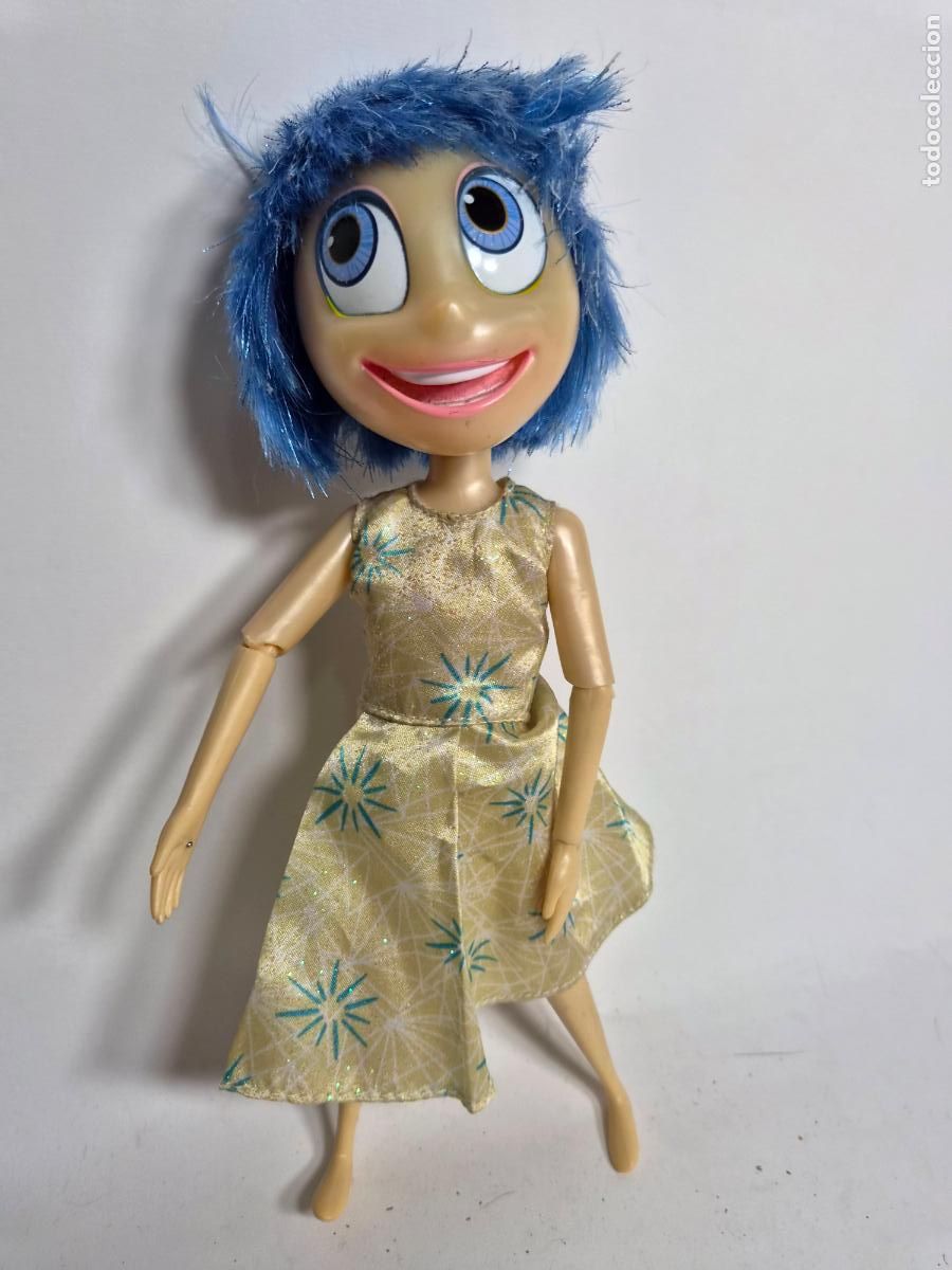Mu&ntilde;ecas modernas: inside out mu&ntilde;eca doll joy alegria disney pixar articulada