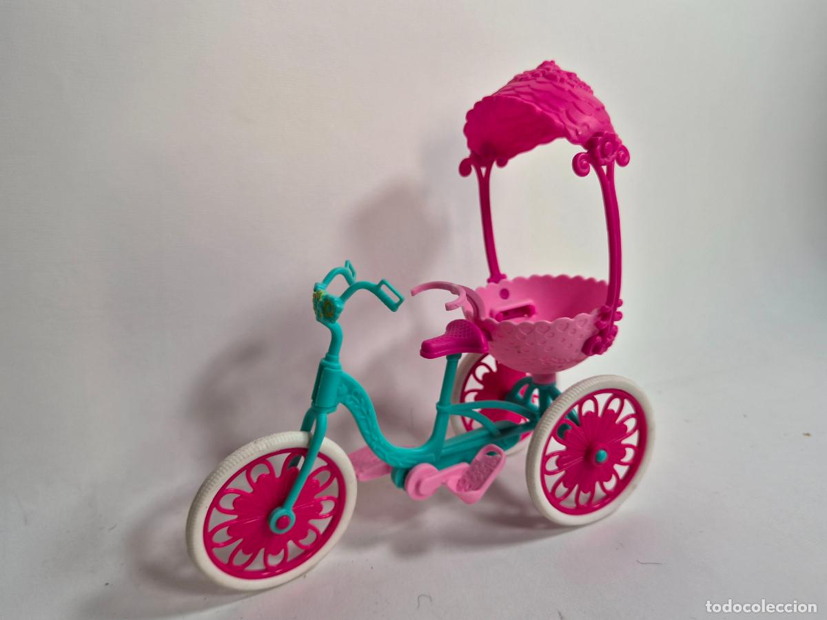 Mu&ntilde;ecas modernas: triciclo enchantimals bicicleta pedal tortuga taylee bicleta mu&ntilde;eca doll mattel