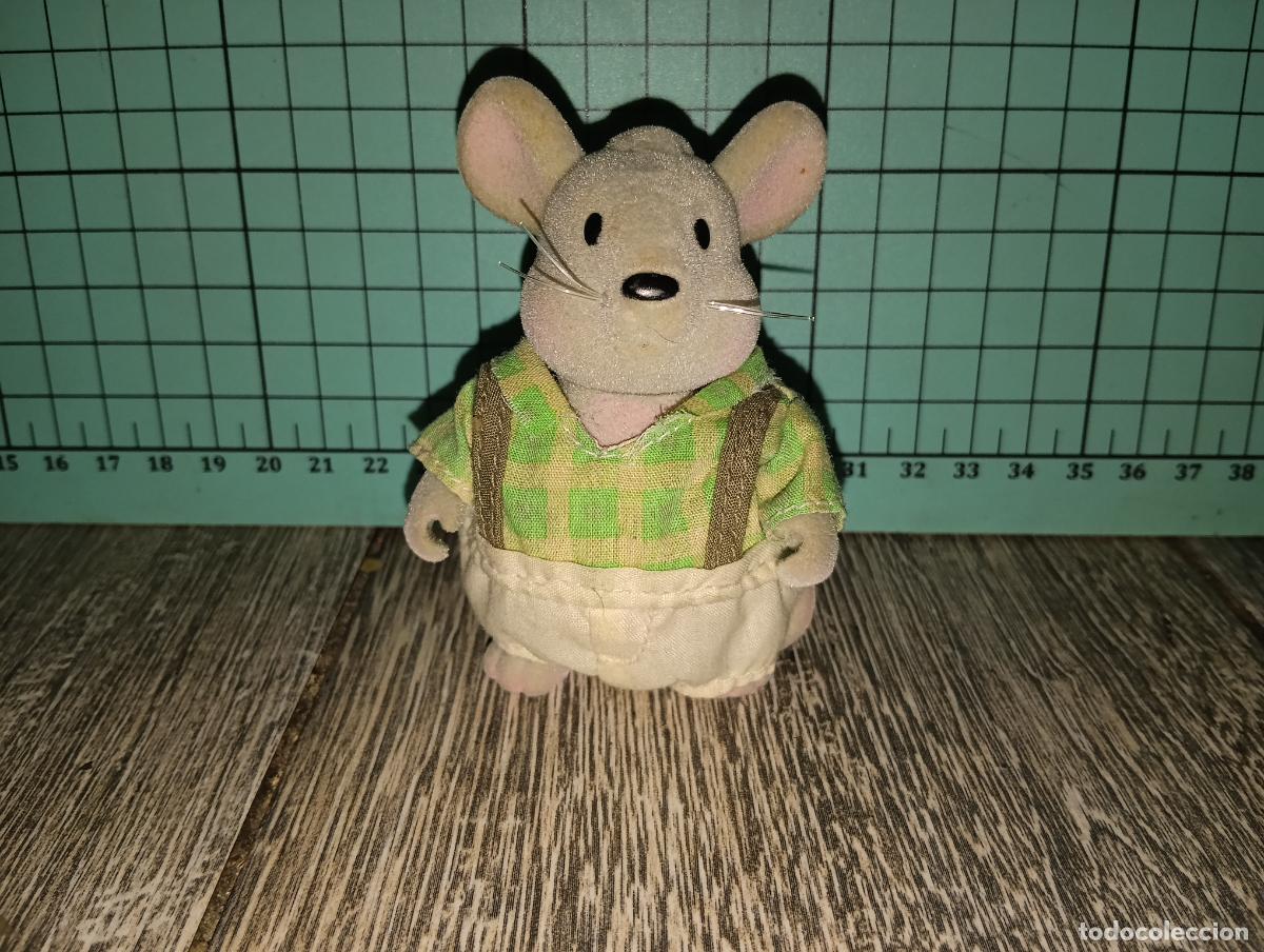 Mu&ntilde;ecas modernas: Figura Padre rat&oacute;n Familia Handydandy Li'l Woodzeez Sylvanian Families Family