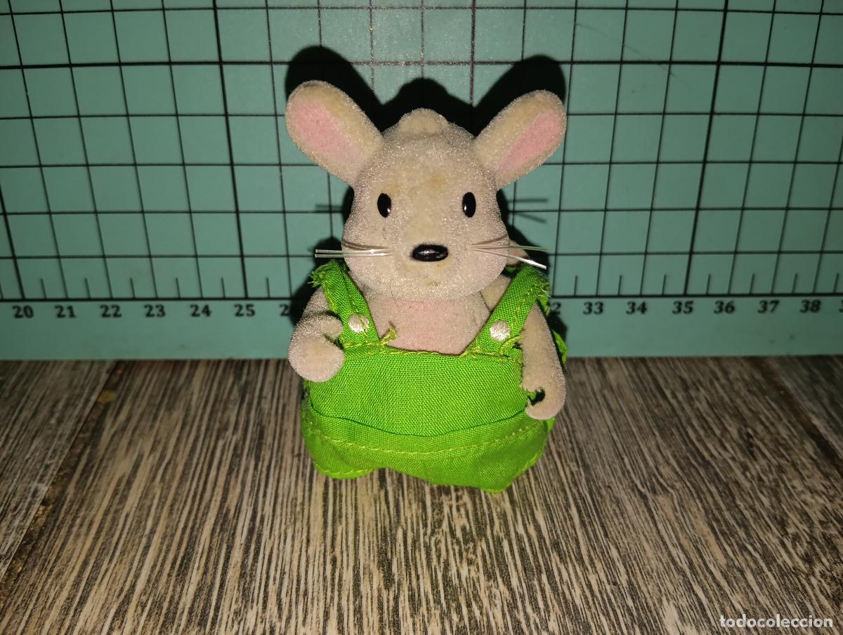 Mu&ntilde;ecas modernas: Figura Hijo rat&oacute;n Familia Handydandy Li'l Woodzeez Sylvanian Families Family