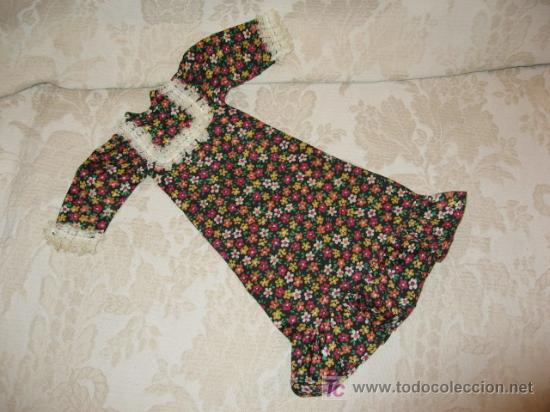 Mu&ntilde;ecas Nancy y Lucas: NANCY VESTIDO MAXI A&Ntilde;OS 70 - Foto 1