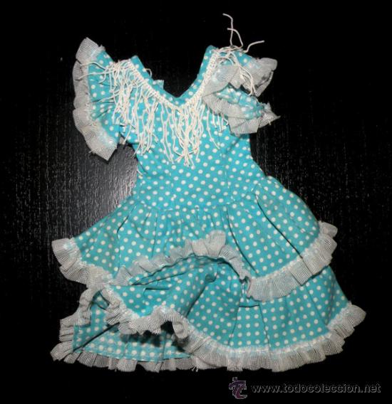 Mu&ntilde;ecas Nancy y Lucas: NANCY - VESTIDO AZUL DE GITANA - ORIGINAL - Foto 1