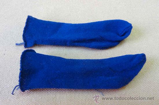 Mu&ntilde;ecas Nancy y Lucas: COMPLEMENTO, NANCY, ORIGINAL DE FAMOSA, CALCETINES, AZULES - Foto 1