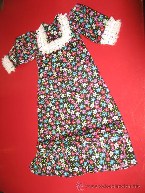 Mu&ntilde;ecas Nancy y Lucas: VESTIDO MAXI EN AZUL - Foto 1