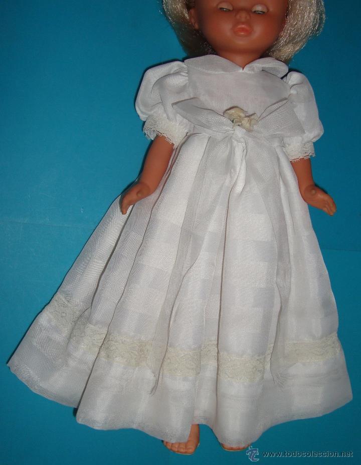 Mu&ntilde;ecas Nancy y Lucas: VESTIDO COMUNION DE MU&Ntilde;ECA NANCY - Foto 1