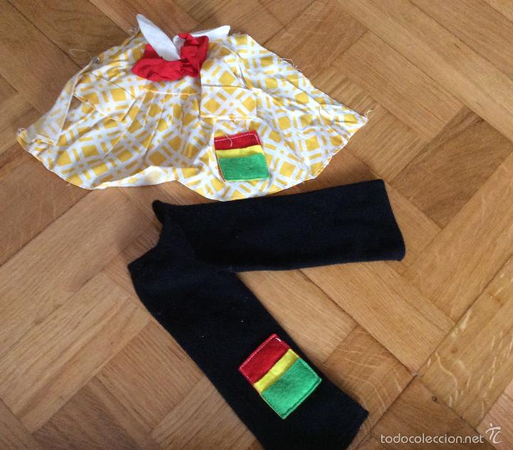Mu&ntilde;ecas Nancy y Lucas: Traje de pintora de Nancy. A&ntilde;os 70 - Foto 1