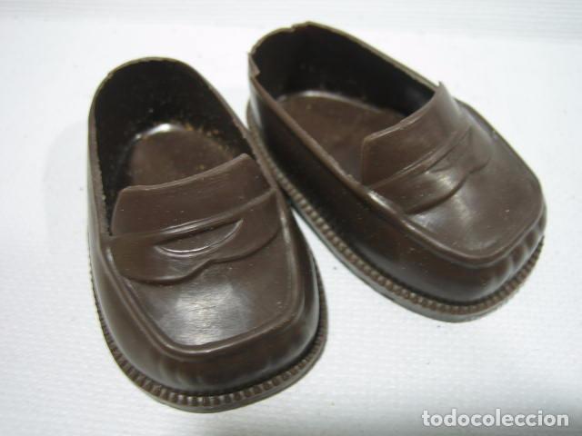 Mu&ntilde;ecas Nancy y Lucas: Complemento de mu&ntilde;eca Nancy a&ntilde;os 70. Zapatos marrones - Foto 4