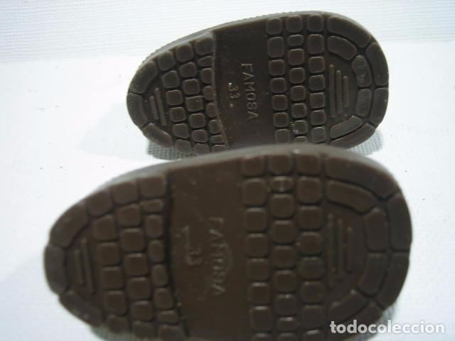 Mu&ntilde;ecas Nancy y Lucas: Complemento de mu&ntilde;eca Nancy a&ntilde;os 70. Zapatos marrones - Foto 2