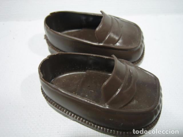 Mu&ntilde;ecas Nancy y Lucas: Complemento de mu&ntilde;eca Nancy a&ntilde;os 70. Zapatos marrones - Foto 3