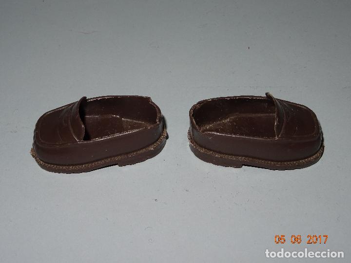 Mu&ntilde;ecas Nancy y Lucas: Antiguo Par de Mocasines de NANCY Original . - Foto 1