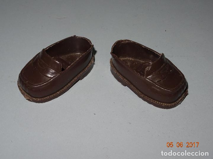 Mu&ntilde;ecas Nancy y Lucas: Antiguo Par de Mocasines de NANCY Original . - Foto 2