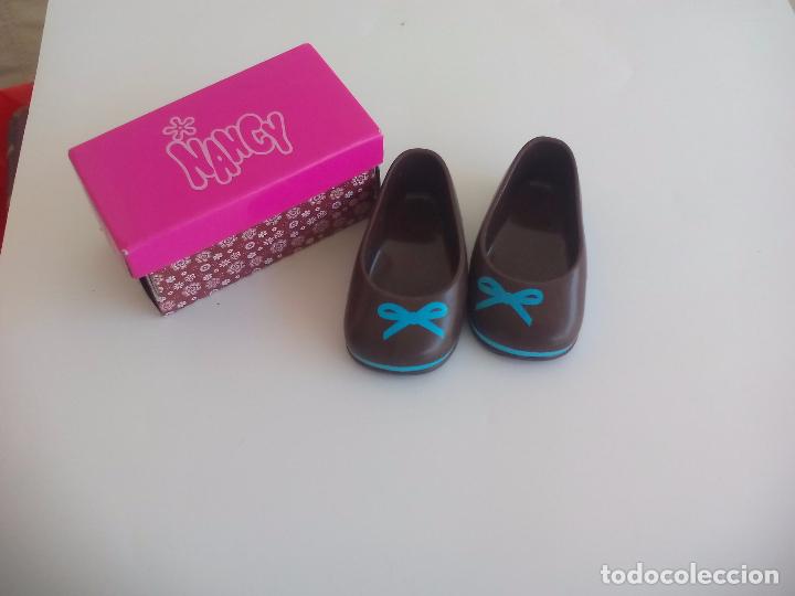 Mu&ntilde;ecas Nancy y Lucas: Zapatos marrones con su caja para la mu&ntilde;eca Nancy, - Foto 3