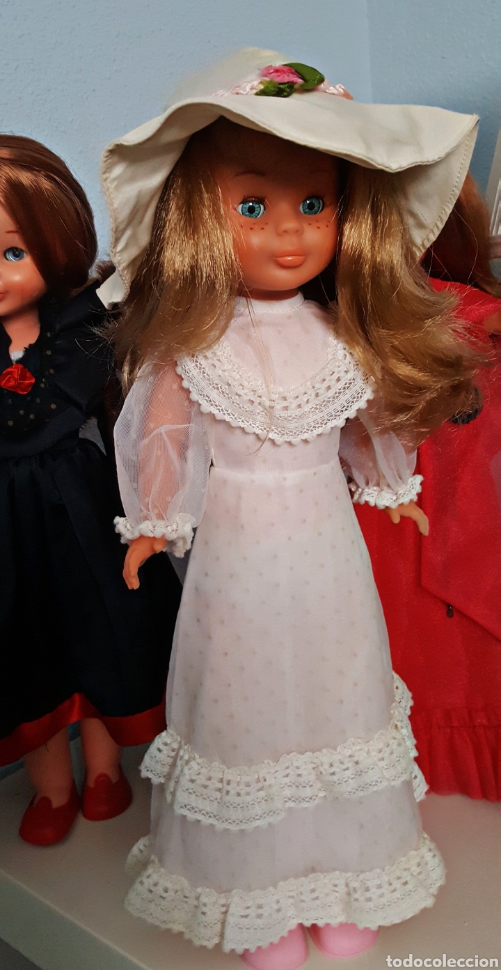Mu&ntilde;ecas Nancy y Lucas: Nancy CONJUNTO NOSTALGIA BLANCO A&ntilde;os 70 - Foto 2