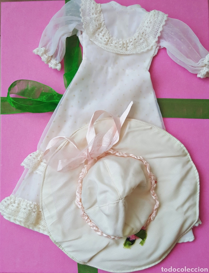 Mu&ntilde;ecas Nancy y Lucas: Nancy CONJUNTO NOSTALGIA BLANCO A&ntilde;os 70 - Foto 4